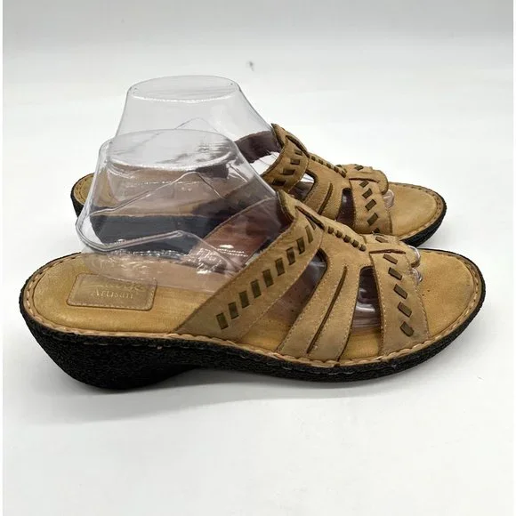Clarks Shoes Clarks Artisan Sandals Womens Slip On Suede